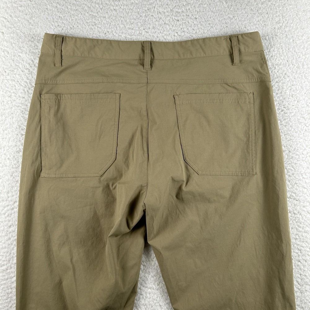 American Tall Pants Mens 34x38 Beige Lightweight Travel Nylon Stretch Khakis - Picture 3 of 15
